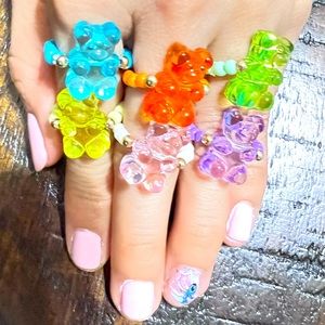 Gummy Bear Ring Set